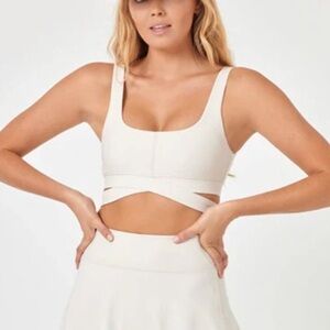 lspace new with tags Bobby bra in Bone paid $84 size medium
